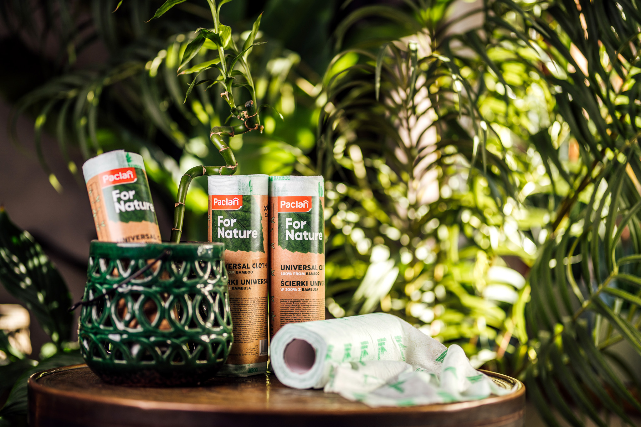 Paclan For Nature scierki uniwersalne z bambusa 40 sztuk 1